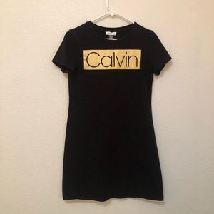 Calvin Klein body con dress